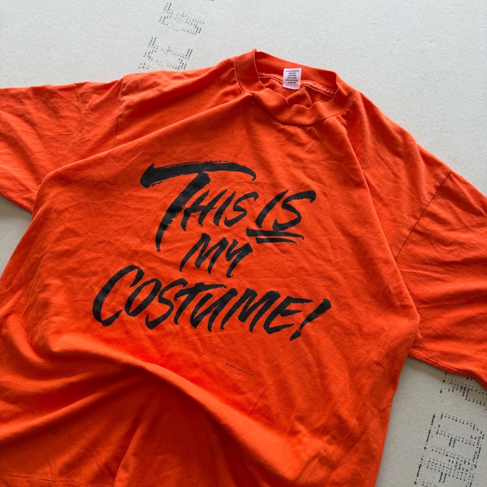 Vintage 80s "This Is My Costume" T-shirt